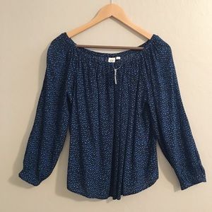 Polka-dot blouse